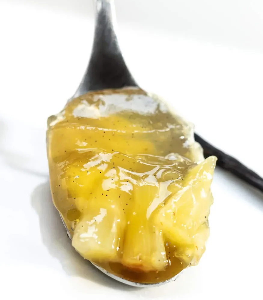 Confiture aux ananas, vanillés