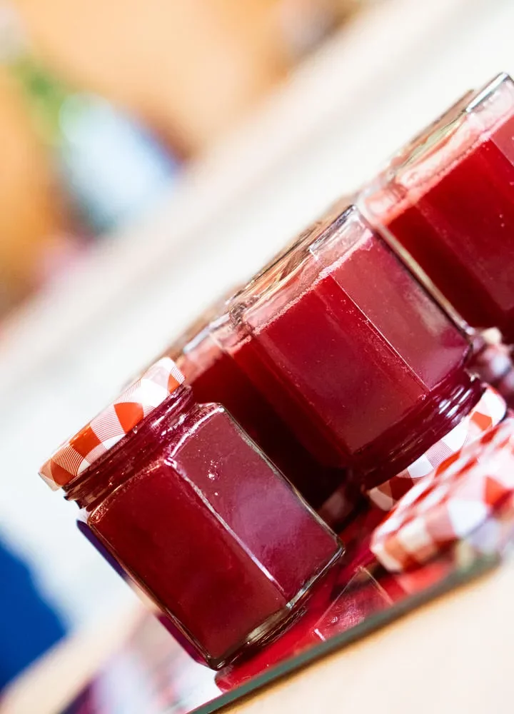 Confiture aux groseilles rouges