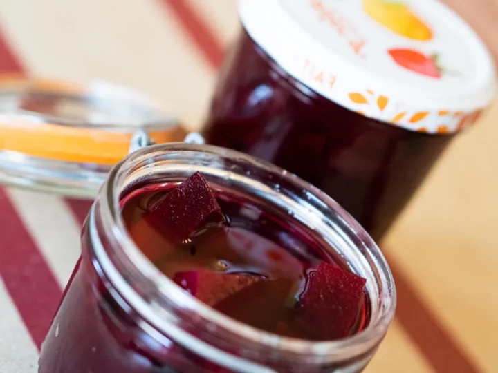 Conserves de betteraves rouges