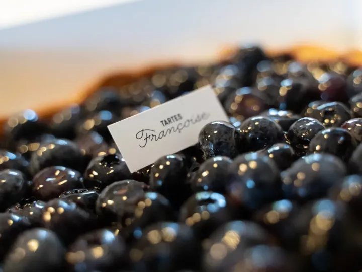 Croûte aux myrtilles des Tartes Françoise