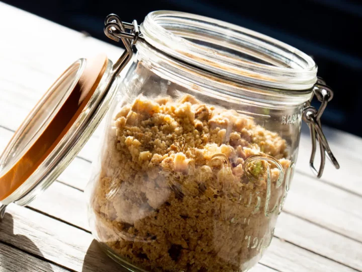 Crumble aux amandes Mallory Gabsi