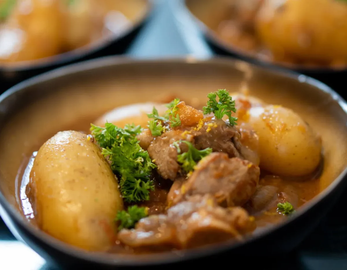 Goulash de veau à la hongroise