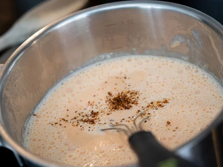Panna cotta aux poivrons rouges, crumble de chorizo — photo 11