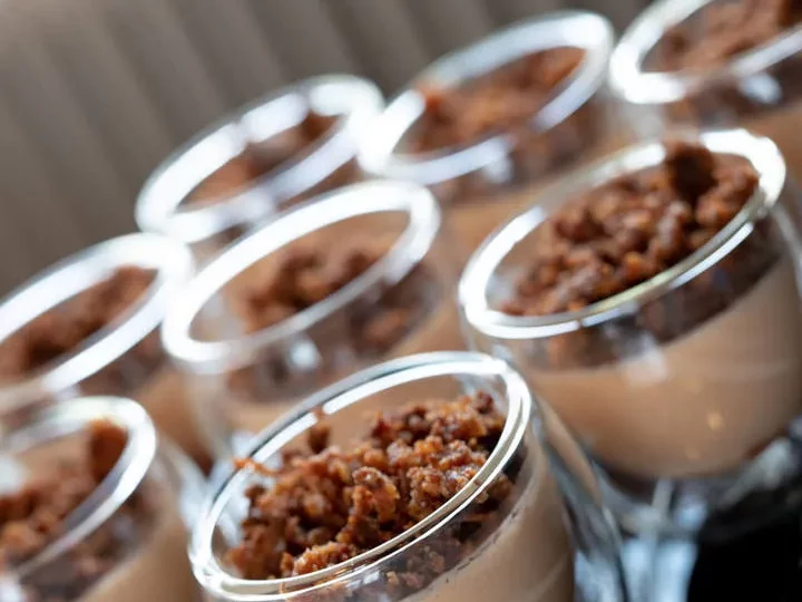 Panna cotta aux poivrons rouges, crumble de chorizo — photo 14