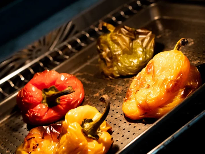 Poivrons 4 couleurs grillés et marinés