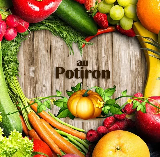 Au Potiron à Gozée, fruits et légumes