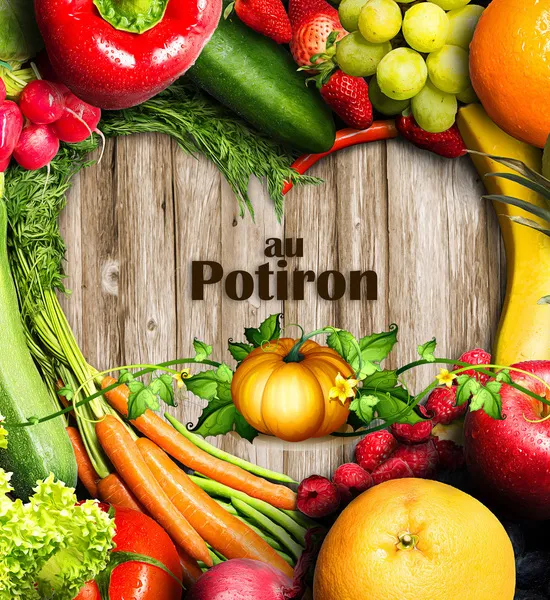 Au Potiron à Gozée, fruits et légumes