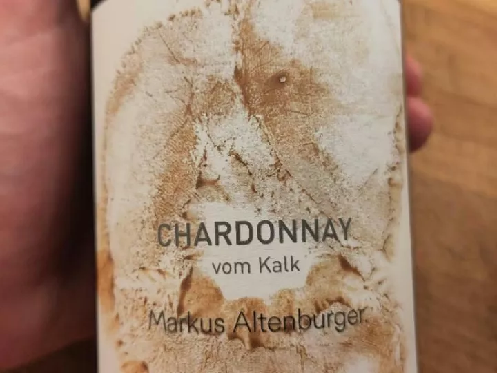 Étiquette du Chardonnay « vom Kalk » de Markus Altenburger