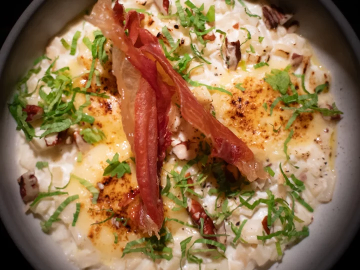 Risotto de céleri rave au comté, façon Jean Sulpice
