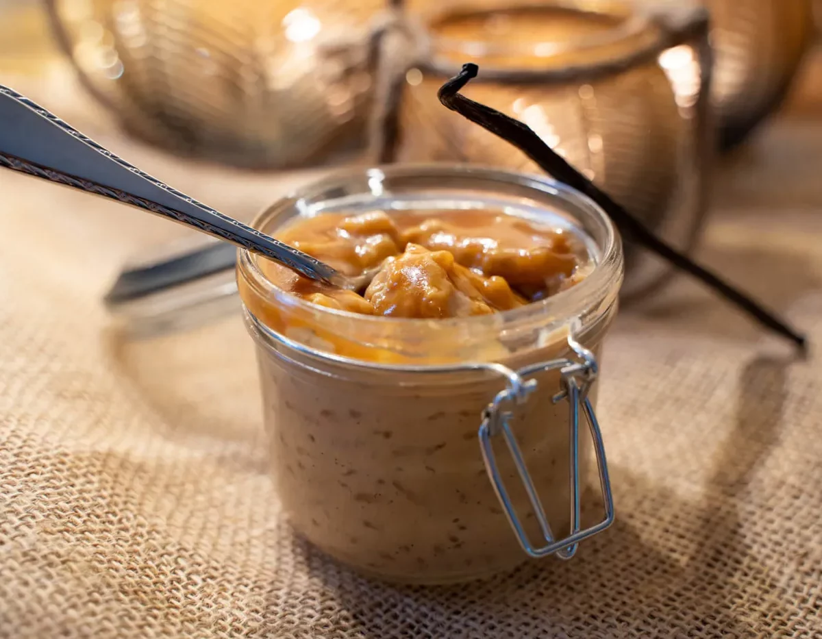 Riz au lait au caramel beurre salé Christophe Michalak