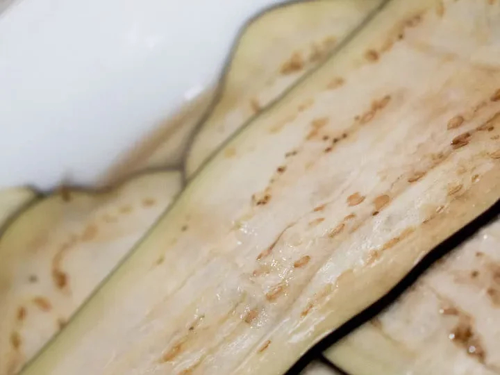 Roulades d'aubergines au chèvre et jambon italien — photo 4