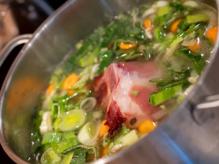 Soupe aux pois, noix fumée — photo 5